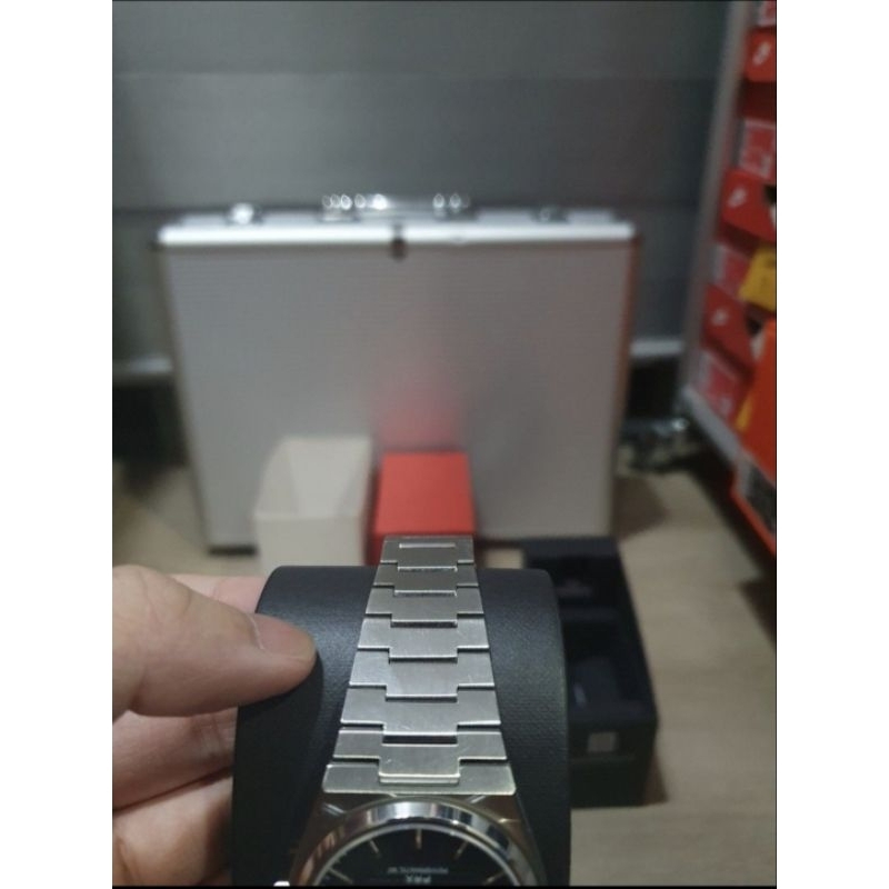 Tissot PRX Powermatic 80 Blue Waffle Dial - Original - Like New In Box