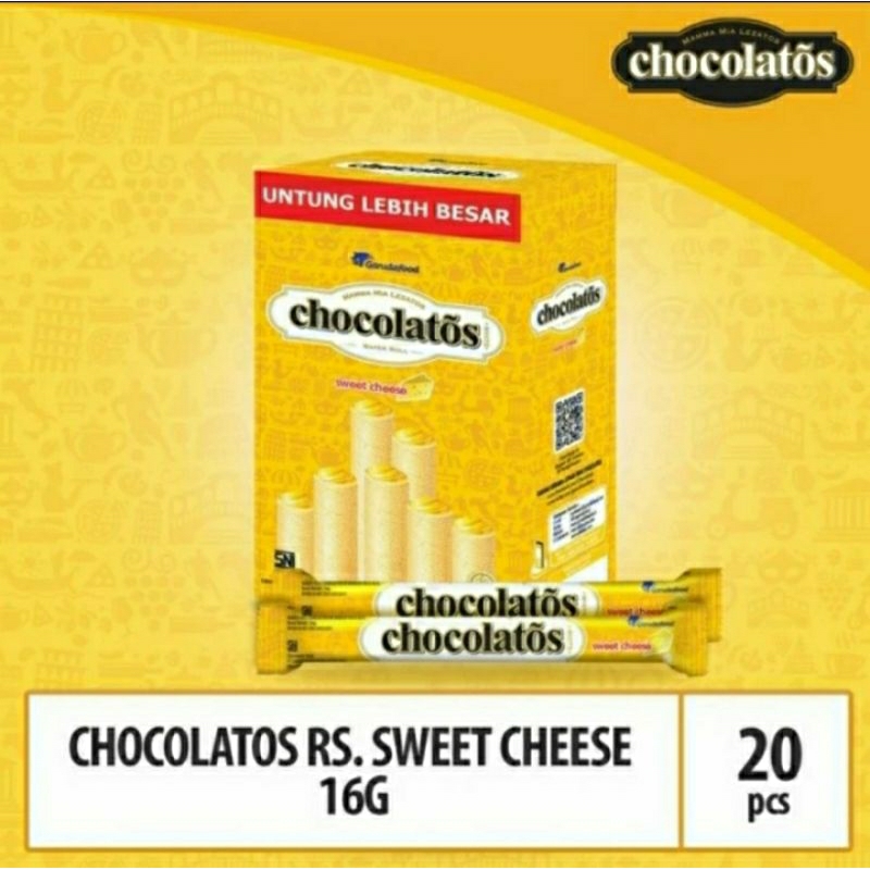 

CHOCOLATOS WHITE sweet Cheese isi 20pCs