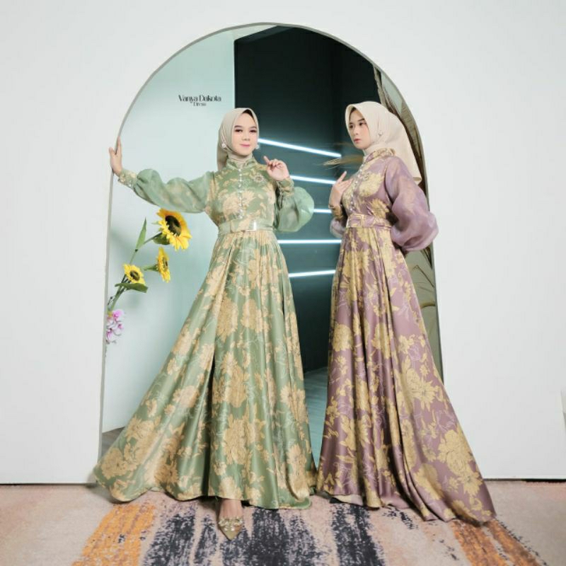Vanya Dakota Dress MK/Solfieshop/Dress kondangan/Dress perempuan terbaru/fashion dress best seller/D