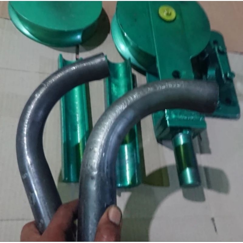 bending pipa besi 1¼ inch 38mm & 1 inch 30mm penekuk..