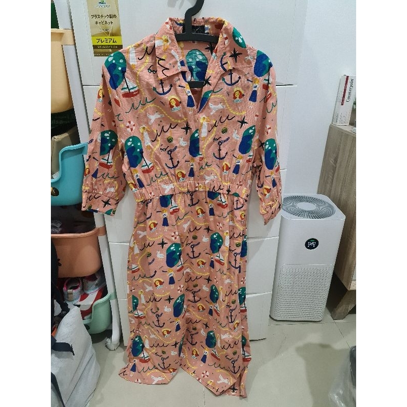 DRESS COTTON TREE SIGNATURE PRELOVED