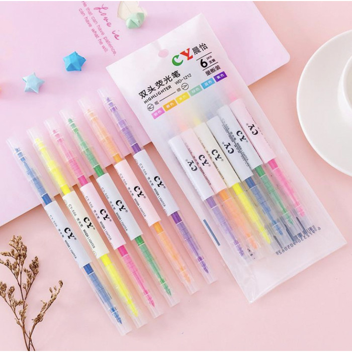 

Stabilo Set Warna Warni Highlighter 6 Pcs Candy Colour Spidol Tulis Menggambar Anak Alat Tulis Kantor