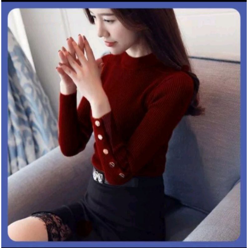 baju rajut import / baju rajut cewek