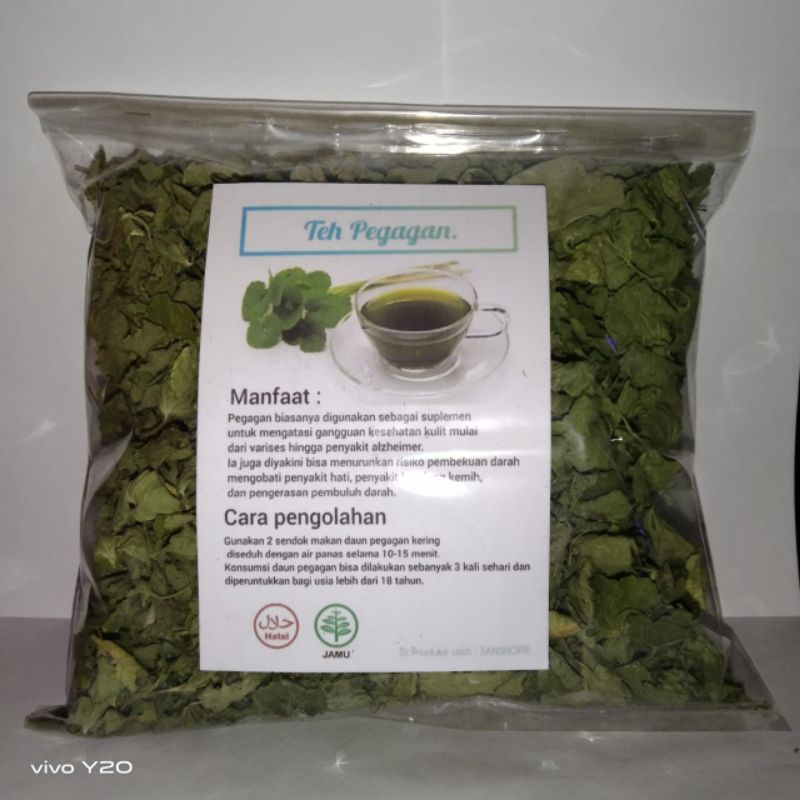 

Paket hemat 50 gram Daun pegagan kering murni tanpa batang