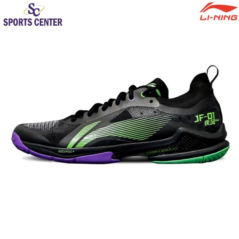 New Sepatu Badminton Lining JF-01 / JF01 Blast Pro AYAS012 Black
