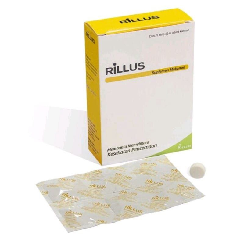 Rillus 30 Tablet - Suplemen Probiotik untuk Pencernaan