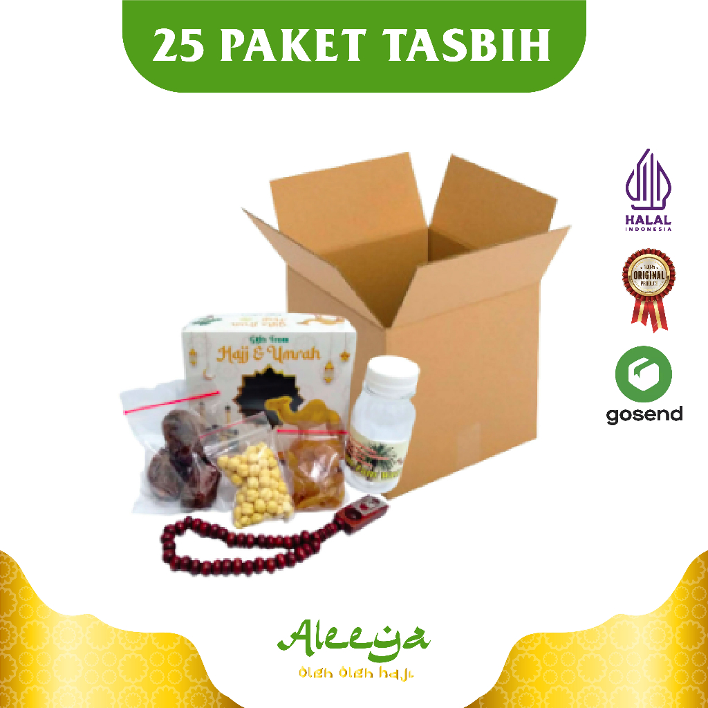 

Paket Oleh-oleh Haji dan Umroh harga Hemat tasbih kayu 25 pcs