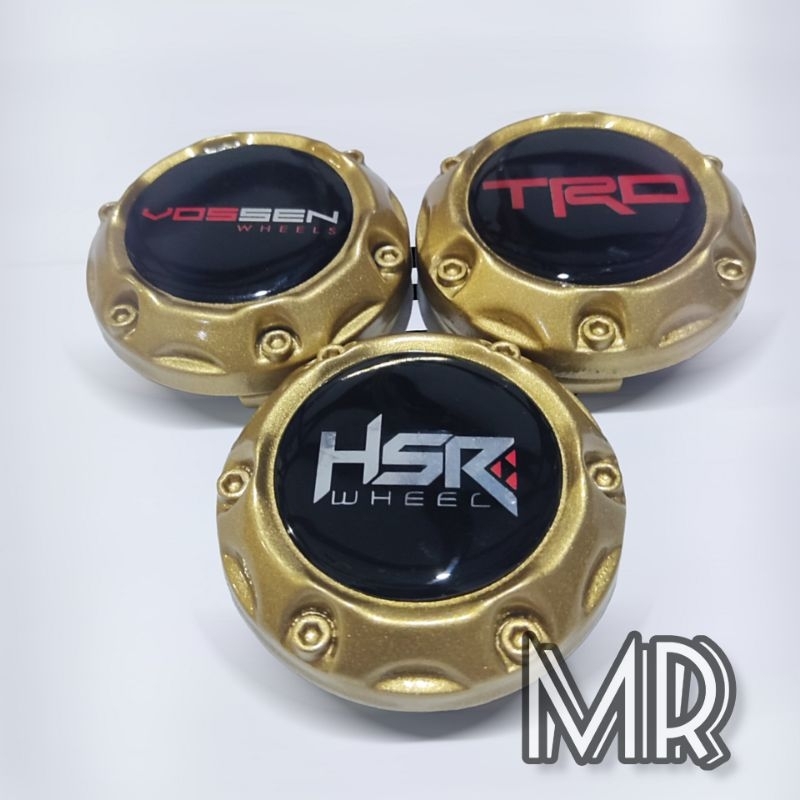 TUTUP DOP VELG PELEK CEMBUNG GOLD HSR VOSSEN TRD ENKEI VOLK XXR SSR OZ RACING RAYS RESIN KECIL TOPI 
