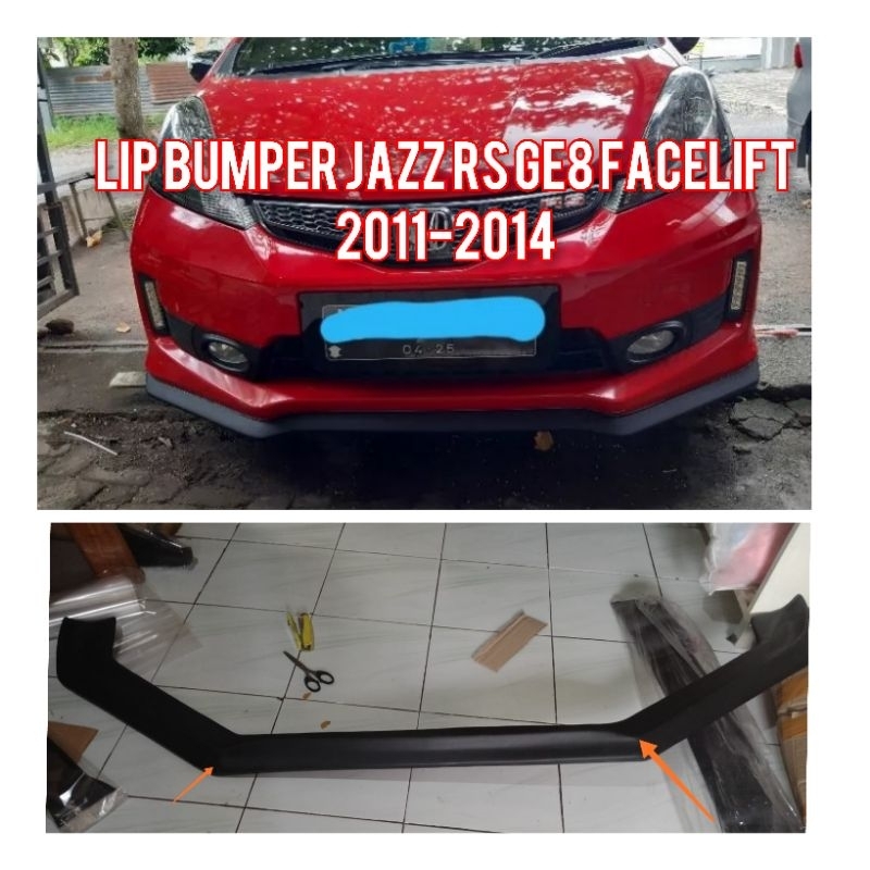 Lips bumper Honda jazz RS GE8 facelift 2011-2014