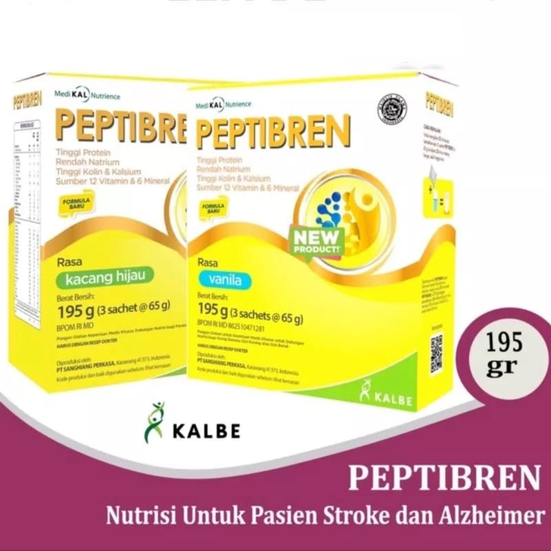 

Peptibren Vanila/Kacang Hijau 195 Gram