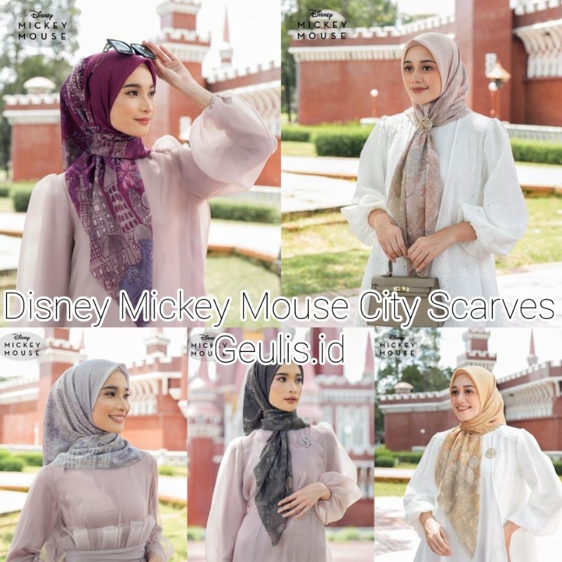 Disney Mickey Mouse City Scarves by Geulis / Geulis.id