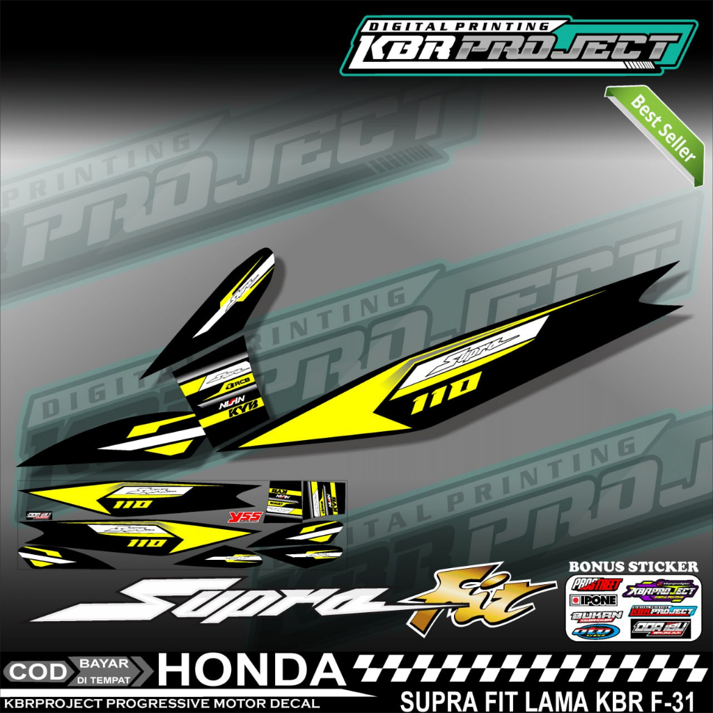 SUPRA FIT LAMA STIKER STRIPING PREMIUM MOTOR PREMIUM KEREN LIS VARIASI SUPRA FIT LAMA STIKER MOTOR H