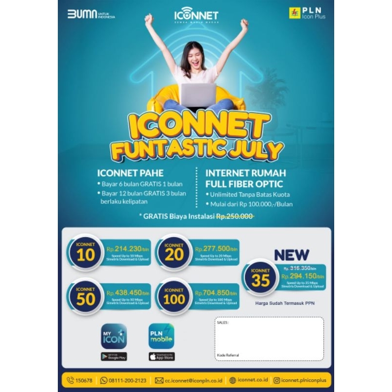 Pasang WiFi IconNet Unlimited tanpa FUP. Bukan Indihome [Area Sumut]