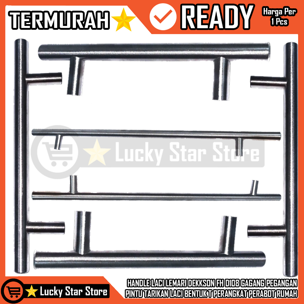 Handle HDL High Quality Dekkson Dekson DKS Gagang Tarikan Pintu Jendela Desk Laci Kabin Lemari  Sirk