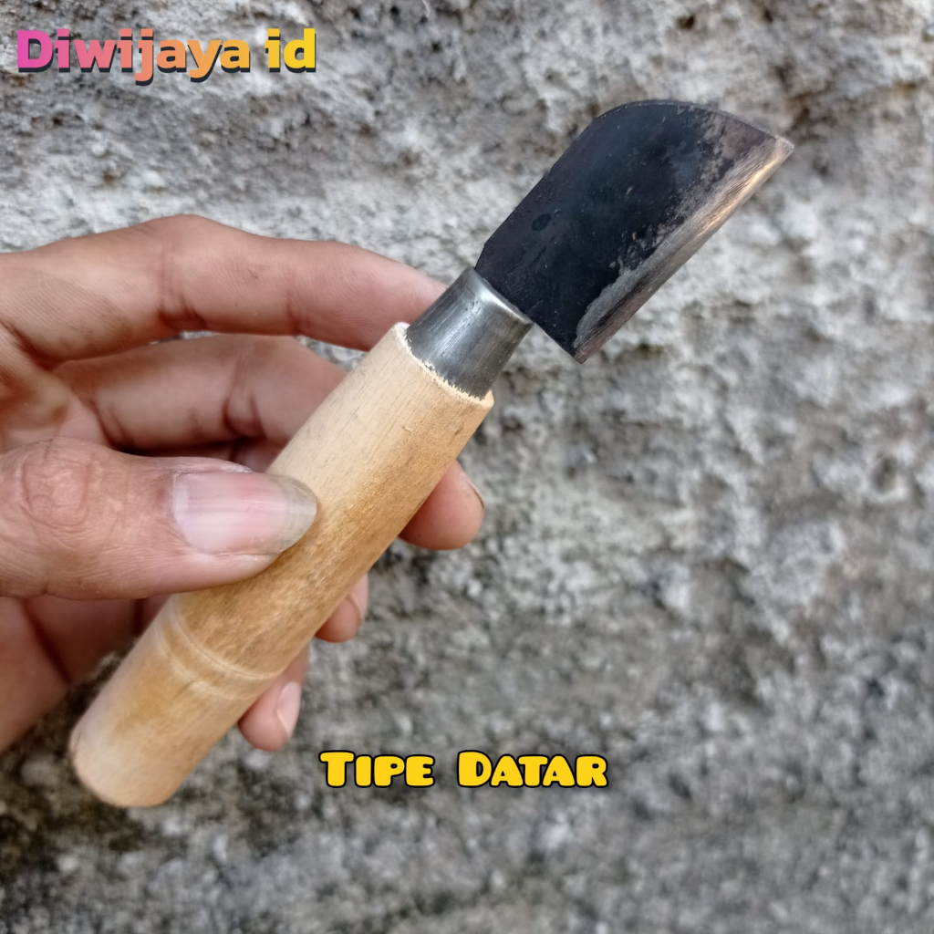 TIPE DATAR Pisau Stek Okulasi Tanaman Bonsai Super Tajam - Pisau Serut Bambu Layang Layang - Pisau B
