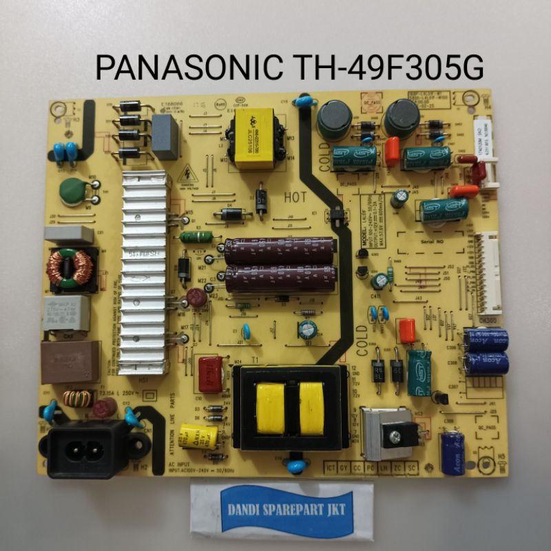 PSU PANASONIC TH-49F305G - POWER SUPPLY PANASONIC - PSU PANASONIC - MOTHERBOARD - MESIN TV LED