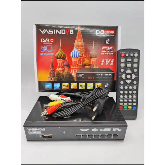 HiH Set Top Box STB TV Digital Receiver Antena Digital