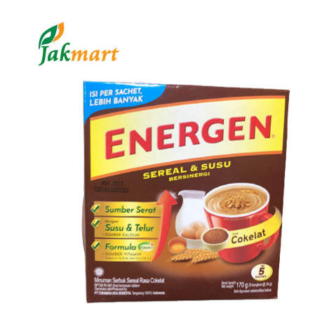 

ENERGEN NUTRICIOUS COKLAT BOX 29Gr ISI 5