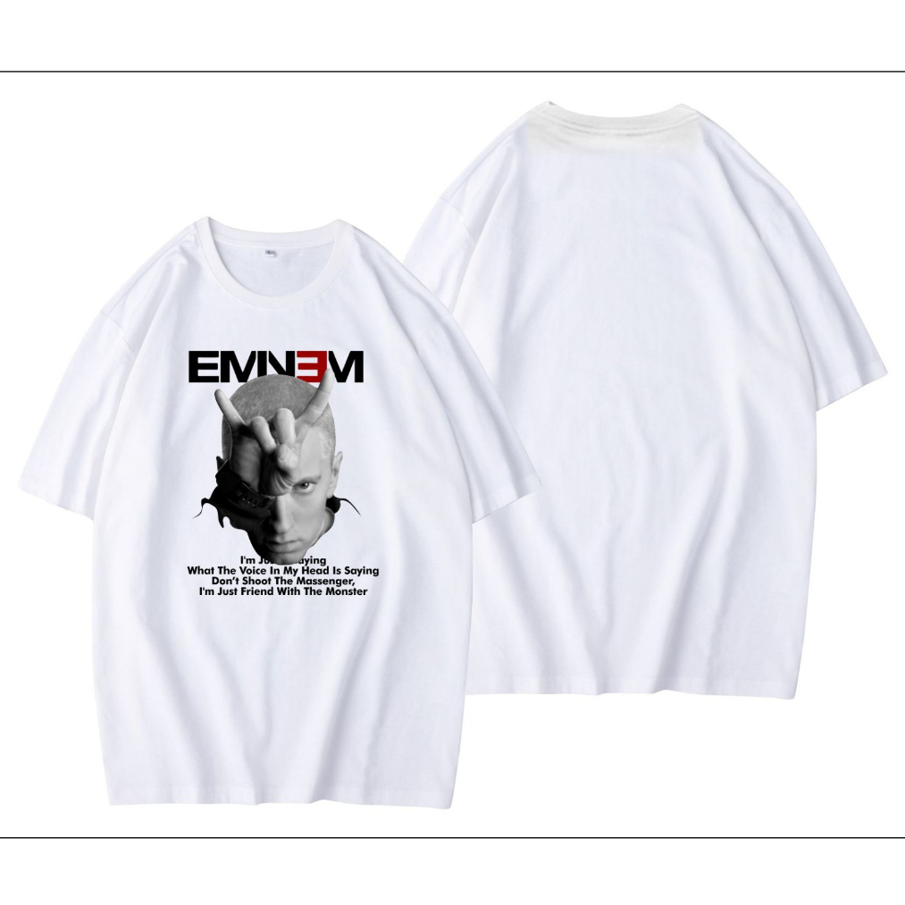 Kaos Oversize Pria & Wanita EMINEM Premium Kaos Oversize Distro Terbaru