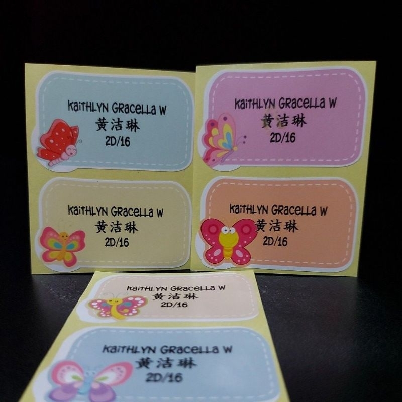 

Sticker Nama Label Nama Karakter Butterfly Kupu-kupu Label Mapel Bisa langsung jadi Stiker nama instan