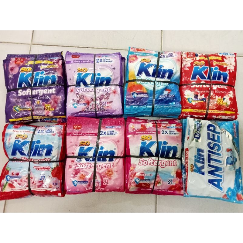 Soklin Softergent Sachet 1Renteng