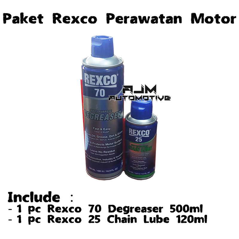 Paket Rexco Perawatan Rantai Motor Rexco 25 Rexco 70