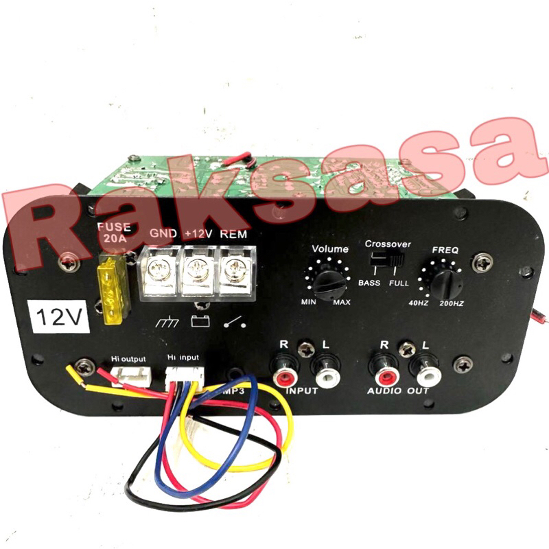 Power kit Pioneer Subwoofer Active FUSE 20A Jumbo Power Amplifier Mini Fuse20a Mesin Kit Mobil ( Bis