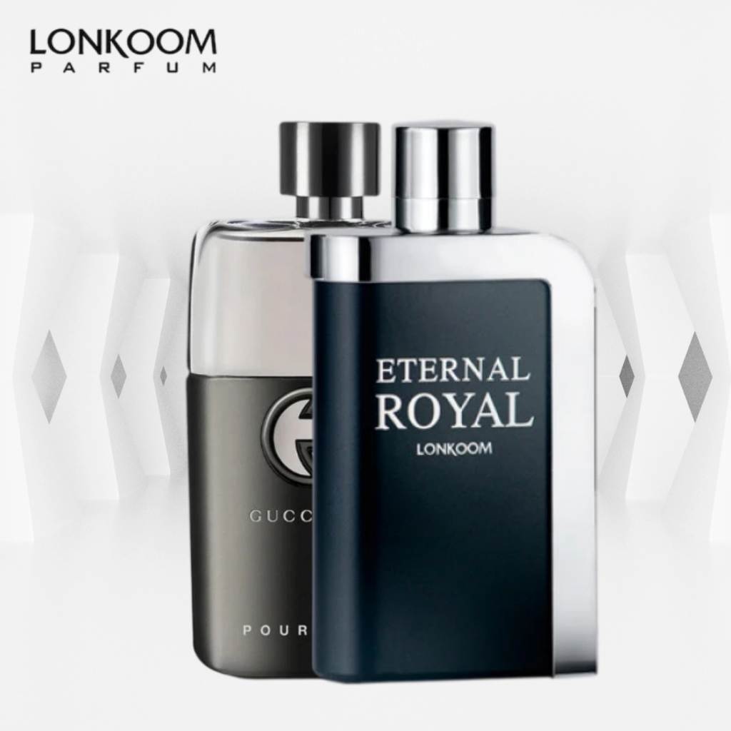Eloo LONKOOM Eternal Royal Parfum 100ml Aroma Woody EDT Parfum Elegan untuk Pria