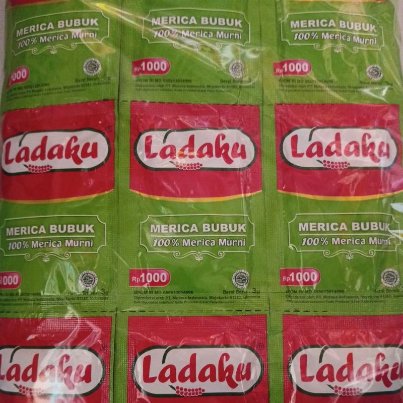 

ladaku renceng isi 12 sachet
