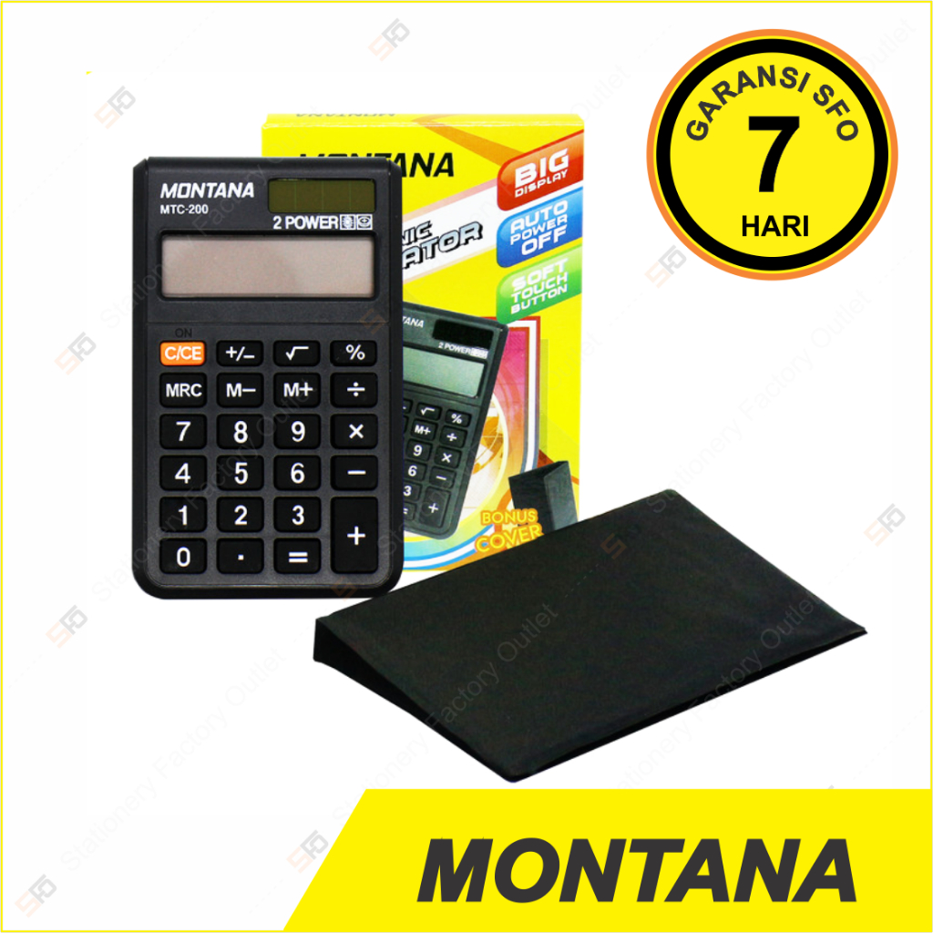 

Kalkulator Montana MTC 200 P - 8 Digits Calculator