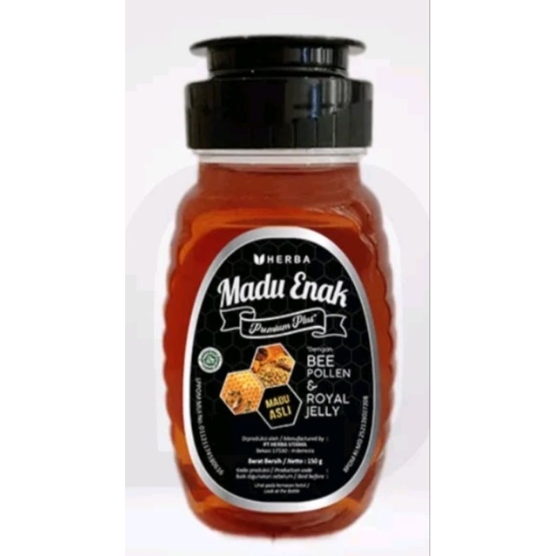 

Madu Herba Premium Bee Pollen dan Royal Jelly 150ml