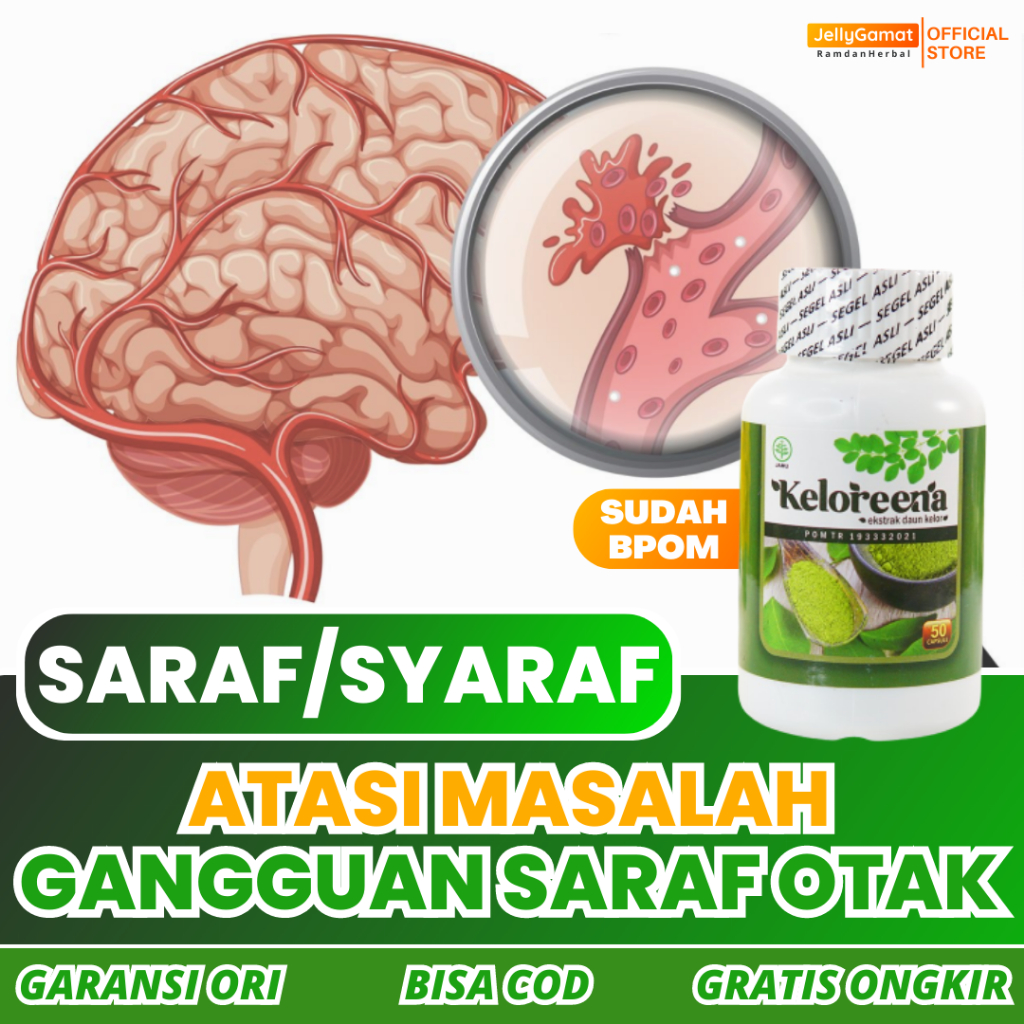 Obat Gejala Gangguan Saraf, Saraf Otak, Syaraf Otak, Obat Saraf Bermasalah, Sakit Saraf, Gangguan Sa