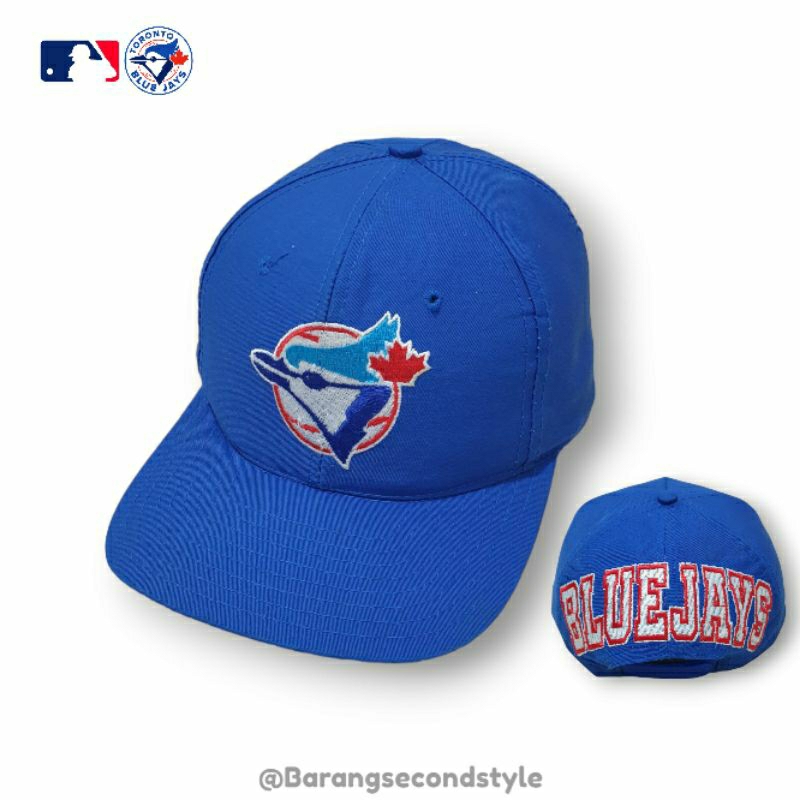 topi snapback vintage toronto blue jays blockhead