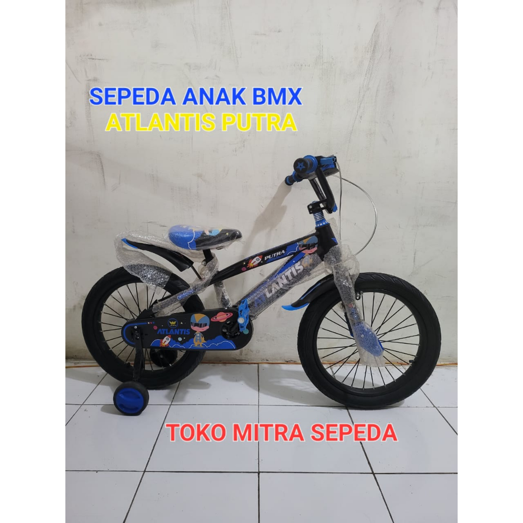 Sepeda BMX Putra Atlantis 16 Inch Sepeda Anak Laki Laki 5 Tahun