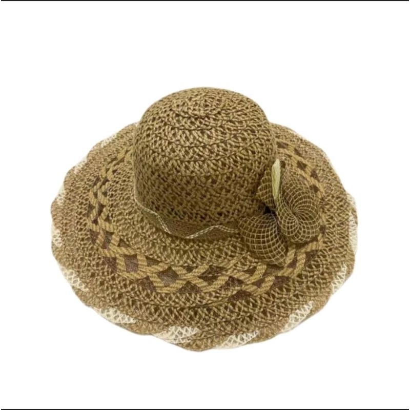 Topi Pantai Lebar Topi Anti UV Topi Pantai Goni