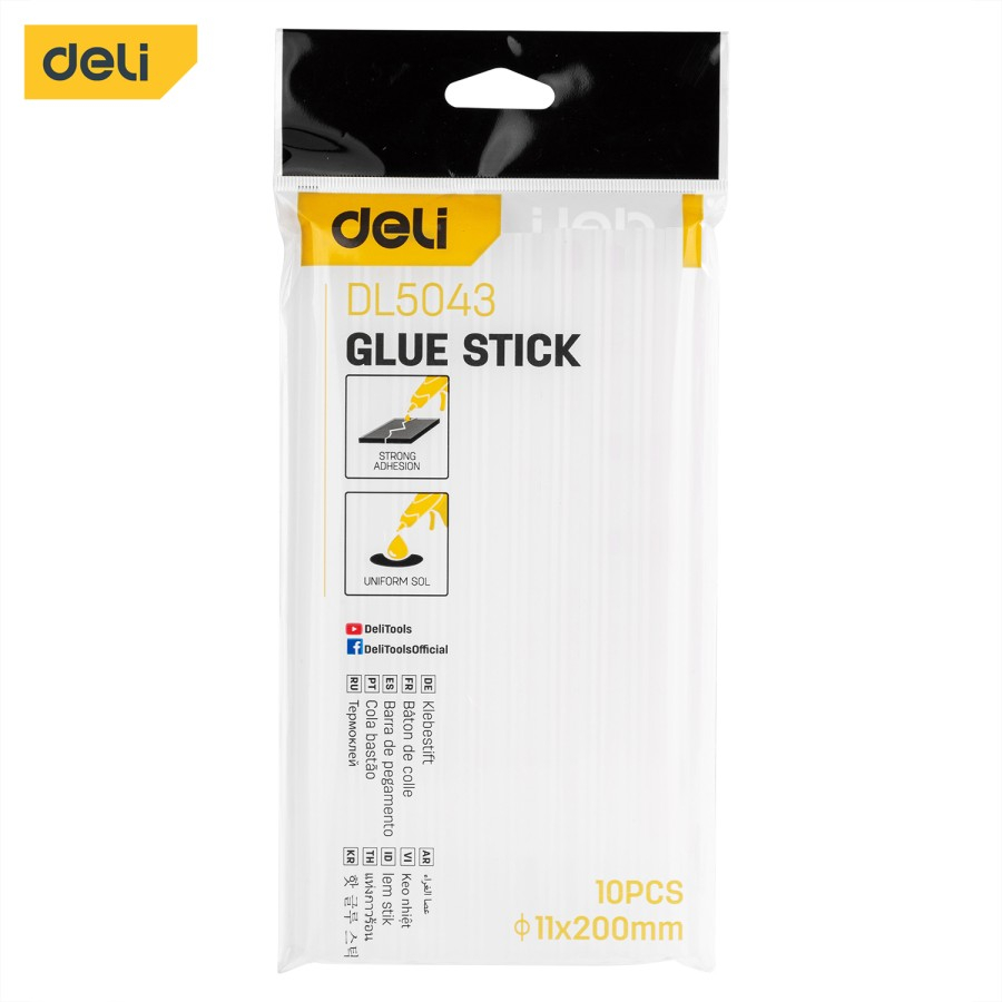 

Deli Isi Lem Tembak / Glue Stick 11x200mm Kuat Cepat Kering EDL5043