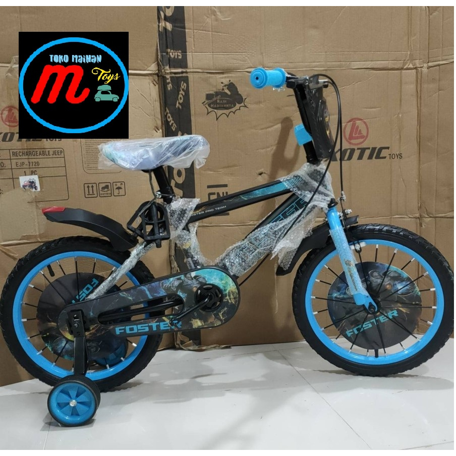 Sepeda Anak Cowok Bmx Foster Ukuran 12 inch, 16 Inch & 18 Inch