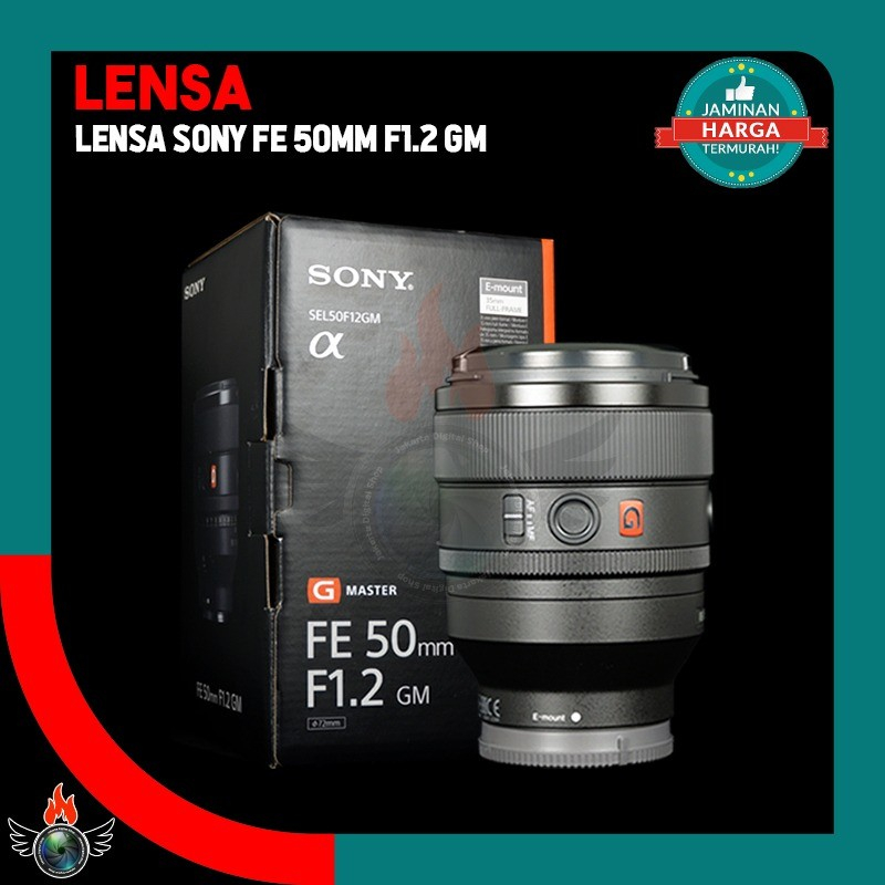 LENS SONY FE 50mm F1.2 GM - Lensa Sony 50mm GM - RESMI