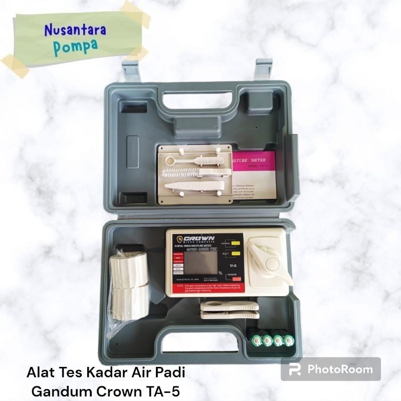 Alat Tes Kadar Air Padi Gandum Crown TA-5