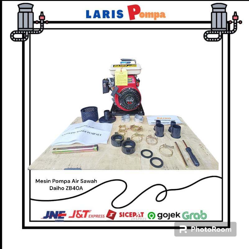 Mesin Pompa Air Sawah Daiho ZB-40A / Mesin Pompa Alkon Daiho 1.5Inch
