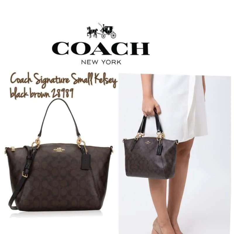 COC F28989 Signature Small Kelsey Shoulder Bag