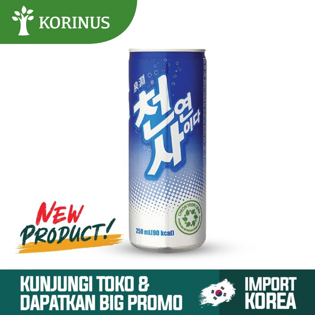 

K- Cheon Yeon Cider/Minuman Berkarbonat rasa Cider 250ml