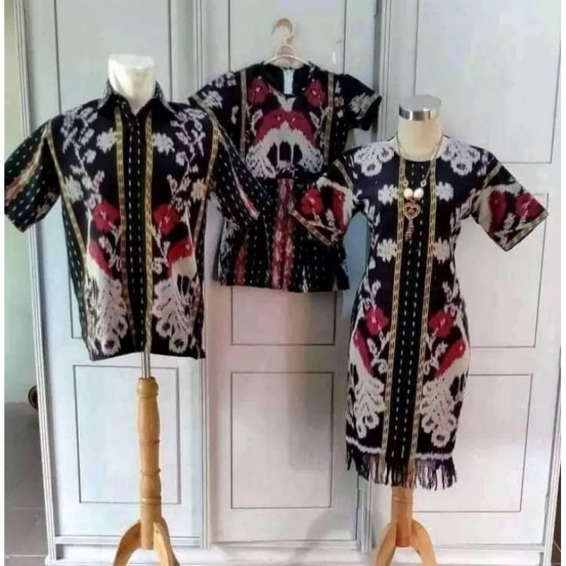 SET COUPLE TENUN, BAJU SERAGAM MOTIF SUMBA  | BAJU NTT | BAJU GEREJA, BAJU PESTA