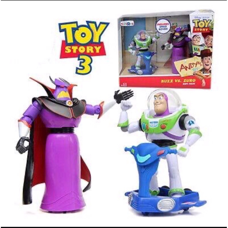 mainan figure buzz vs surg figur toy story action figure