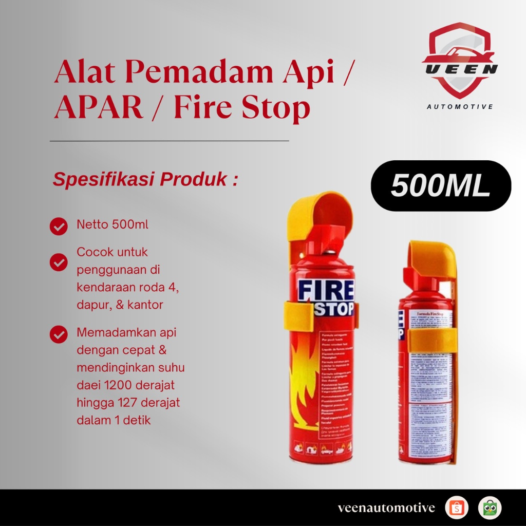 Alat Pemadam Api Kebakaran Ringan / APAR Mobil / Pemadam Api Mobil