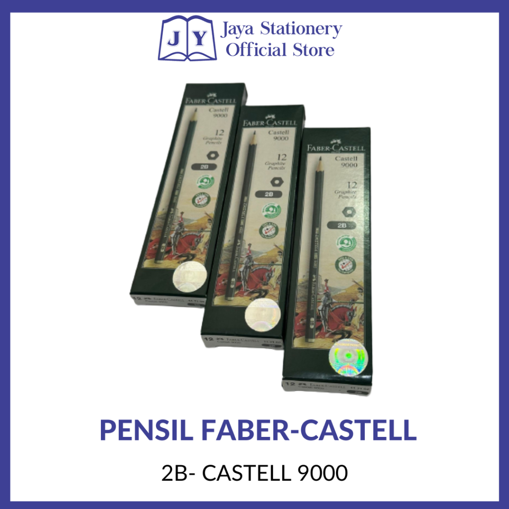 

[BISA COD] Pensil Faber-Castell 2B (Pensil Ujian )