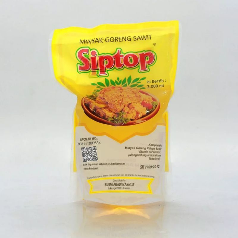 Minyak goreng siptop 2000ml
