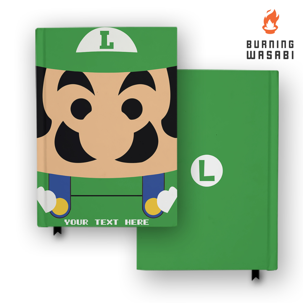 

Notebook Buku Luigi Super Mario Bros 9 Game Anime Manga Hardcover Custom DIary Jurnal Agenda A5 A6