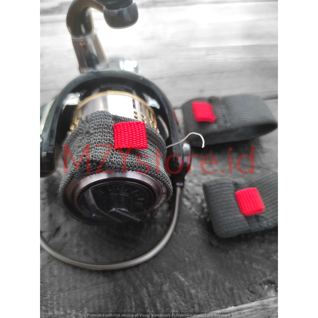 Strap Karet Spool Reel Spinning Pancing Cover Penutup Pelindung Senar PE Bahan Elastis 1pcs