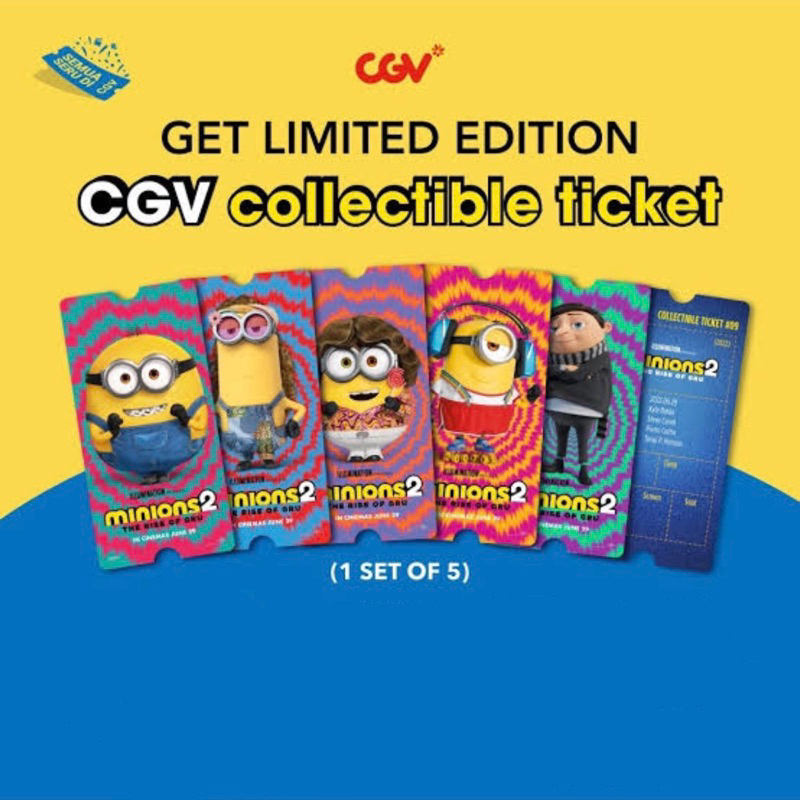 COLLECTIBLE TICKET (CT) MINION CGV